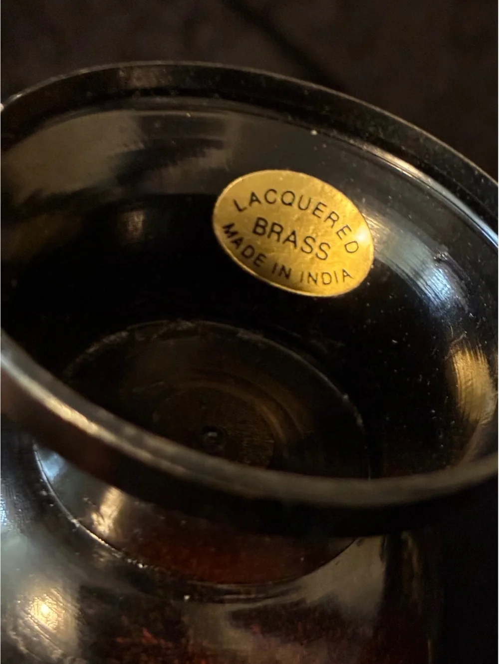 N/A lacquered brass